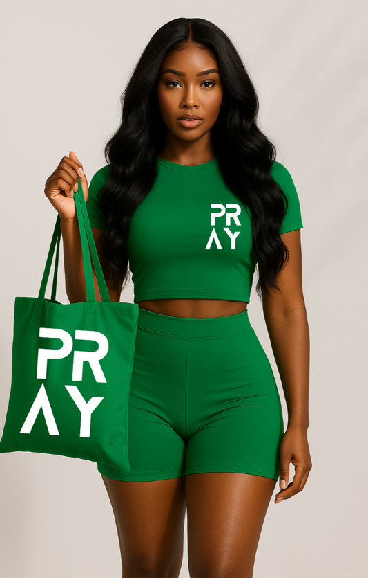 Pray Canvas High Quality Tote Bag