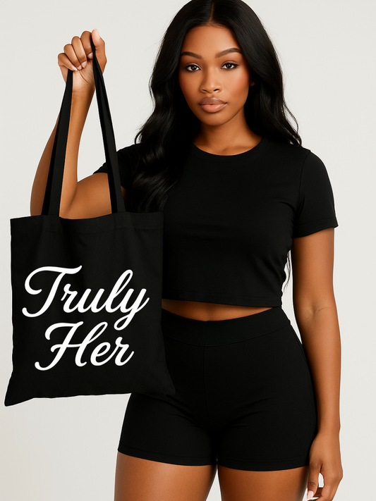 Trurly Her Heavy Canvas Tote Bags