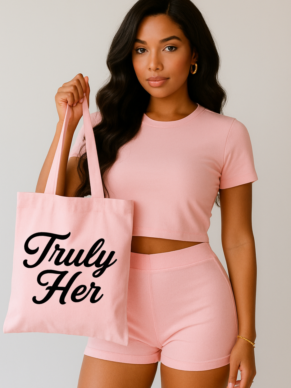 Trurly Her Heavy Canvas Tote Bags