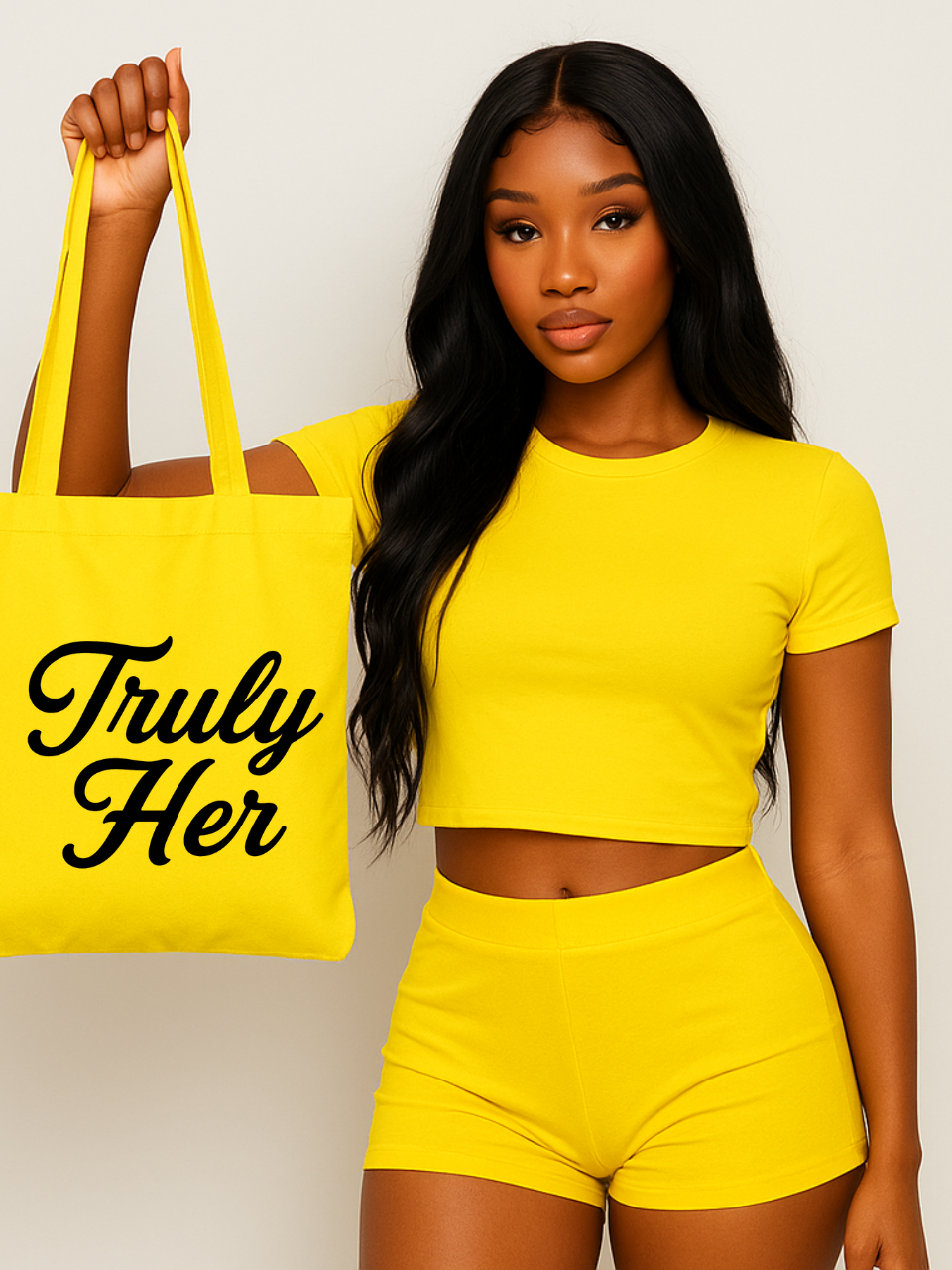 Trurly Her Heavy Canvas Tote Bags