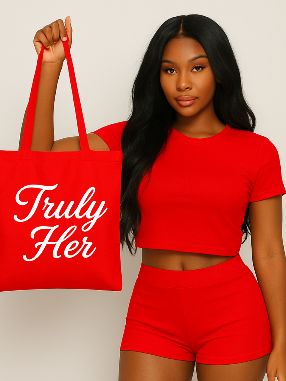 Trurly Her Heavy Canvas Tote Bags