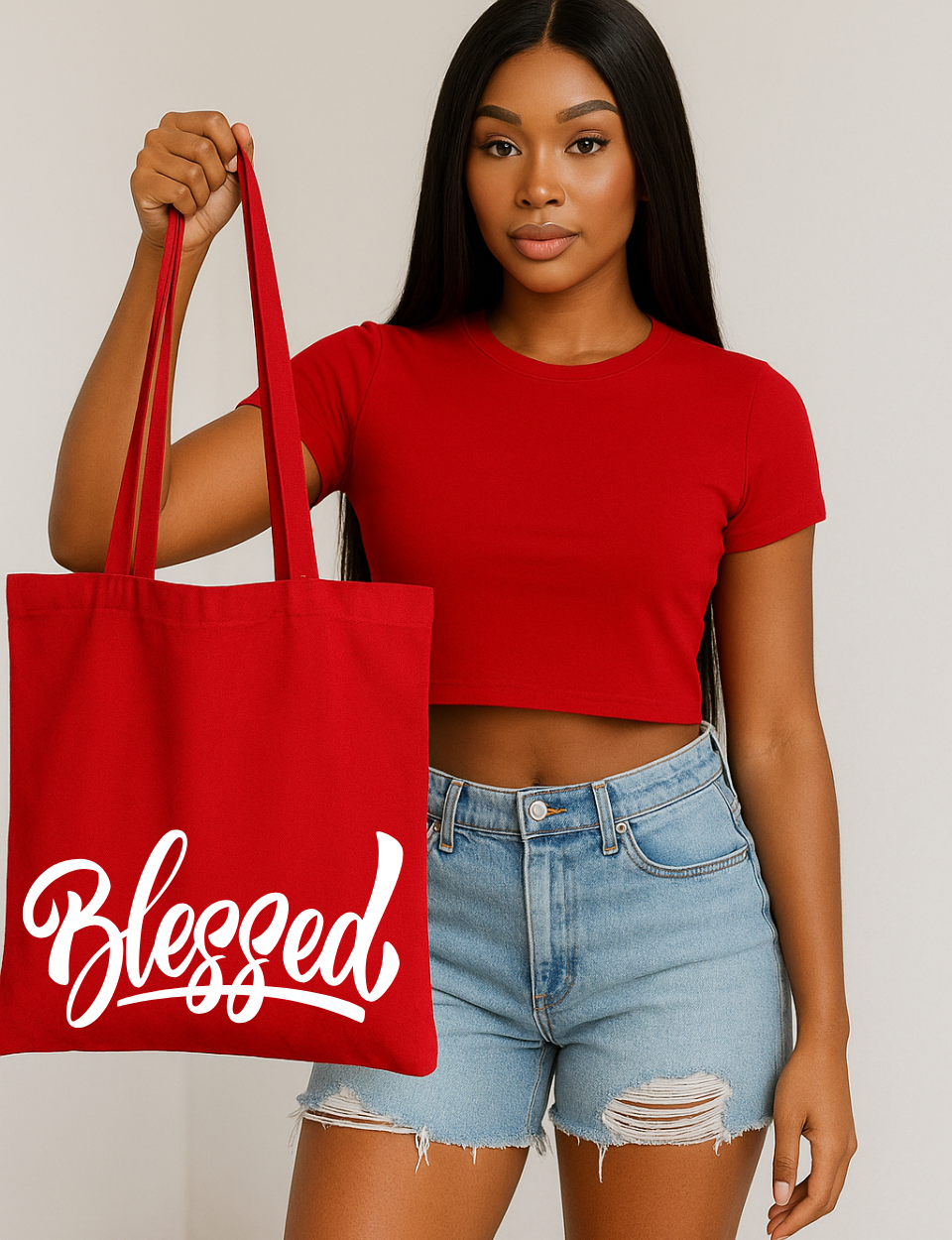 Blessed Tote Bags Heavy Canvas