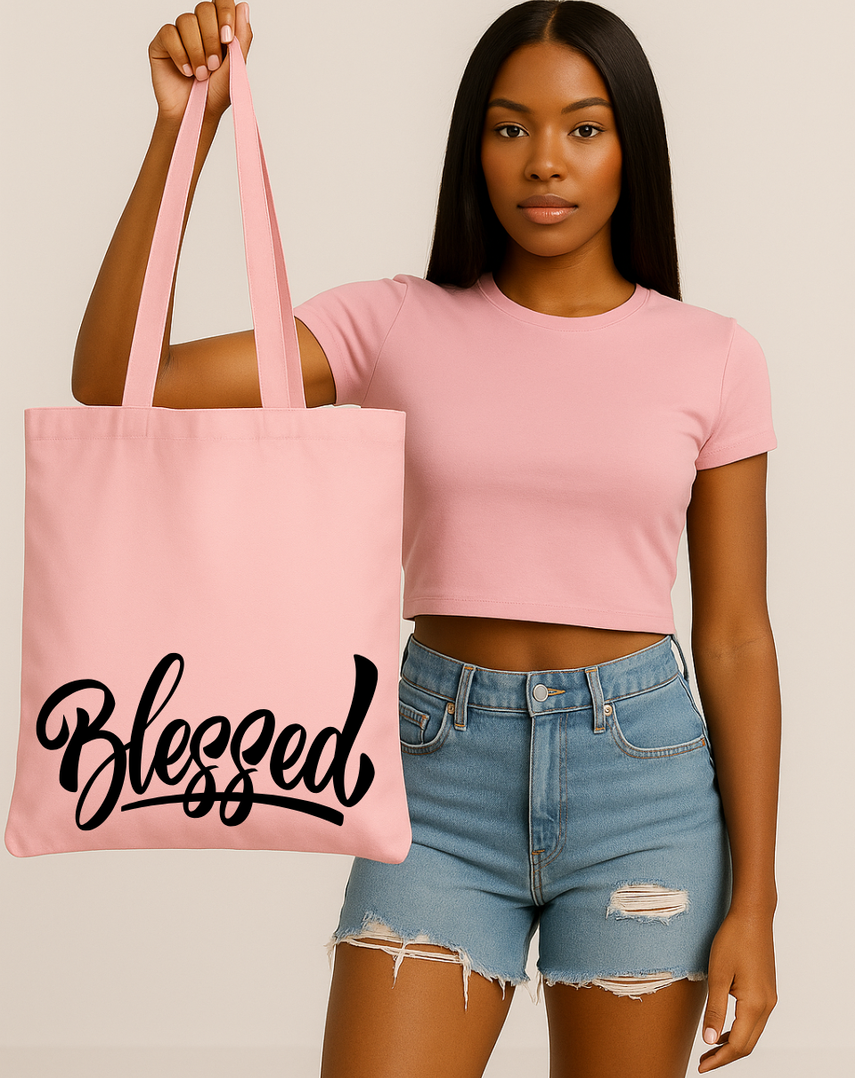 Blessed Tote Bags Heavy Canvas