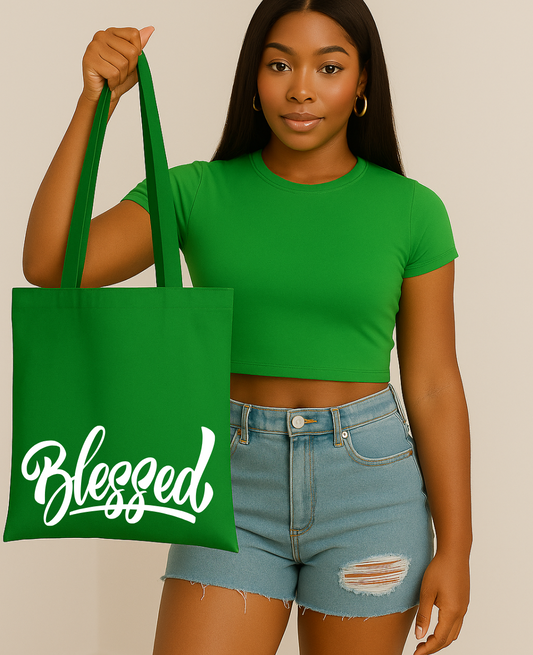 Blessed Tote Bags Heavy Canvas