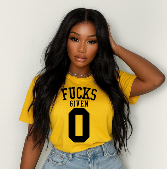 Zero F GIVEN Crewneck Heavy Cotton T-shirt