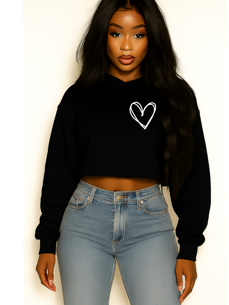 Sweetheart Crop Hoodie Womenswear