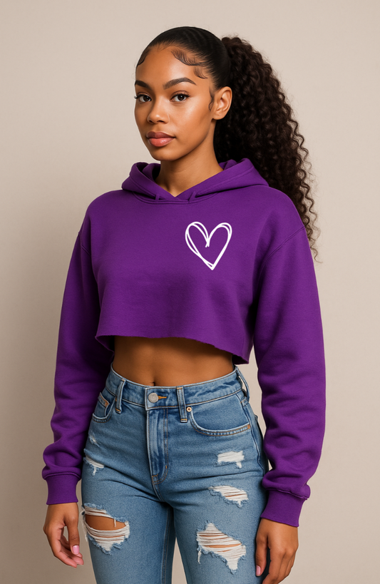 Sweetheart Crop Hoodie Womenswear